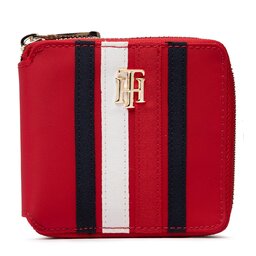 Tommy Hilfiger Малък дамски портфейл Tommy Hilfiger Poppy Med Za Corp AW0AW13656 XLG