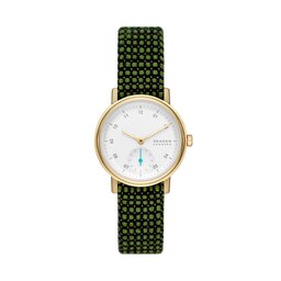 Skagen Zegarek Skagen Kuppel Lille SKW3105 Gold/Green