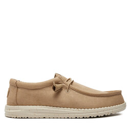Hey Dude Mokasyny Hey Dude Wally Canvas 40700-256 Beżowy