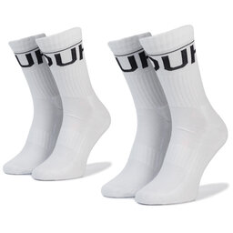 Hugo Набір з 2 пар високих шкарпеток unisex Hugo 2P Qs Rib Logo Cc 50401985 100