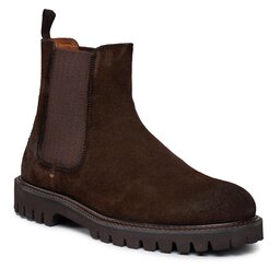 Salamander Členková obuv s elastickým prvkom Salamander 31-76002-24 Dk.Brown