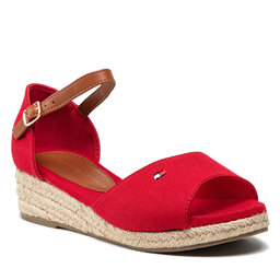 

Еспадрильї Tommy Hilfiger Rope Wedge Sandal T3A7-32185-0048 M Red 300, Червоний