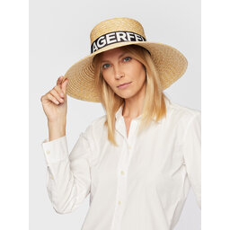 KARL LAGERFELD Капела KARL LAGERFELD Essential Logo Raffia 225W3411 Natural 106