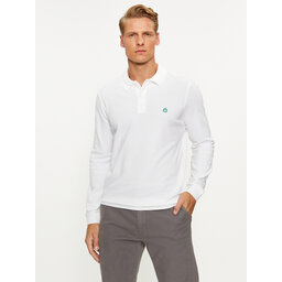 United Colors Of Benetton United Colors Of Benetton Polo marškinėliai 3089J3204 Balta Regular Fit