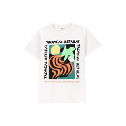 Coccodrillo Coccodrillo T-Shirt WC5143205TBJ Λευκό Regular Fit