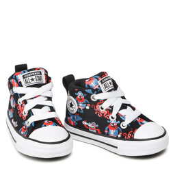 

Кеди Converse Ctas Street Mid 772728C Black/Dk Marina Blue, Кольоровий