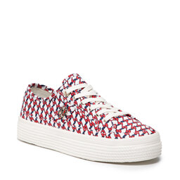 Tommy Hilfiger Гуменки Tommy Hilfiger Th Corporate Vulc Sneaker FW0FW05804 Court Geometric 0K5