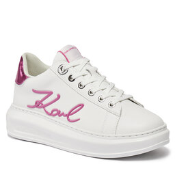 KARL LAGERFELD Zapatillas KARL LAGERFELD KL62510A White Lthr w/Pink 01P