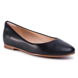Clarks Baleríny Clarks Grace Piper 261440424 Black Leather