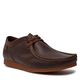 Clarks Poltopánky Clarks Shacre II Run 261594327 Beeswax