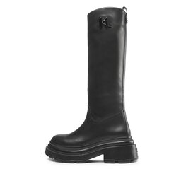 

Чоботи KARL LAGERFELD KL45090 Black Lthr, Чорний