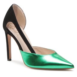 Baldowski High Heels Baldowski D04305/1451 Metal Zielony Prato/Zamsz Czarny