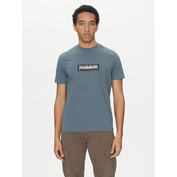 Napapijri Napapijri T-Shirt S-box Logo NP0A4I3L Πράσινο Regular Fit
