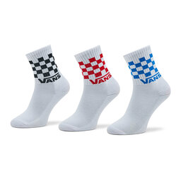 Vans Set de 3 perechi de șosete lungi pentru copii Vans By Check VN0A3GQWJ8Z1 Rox Black