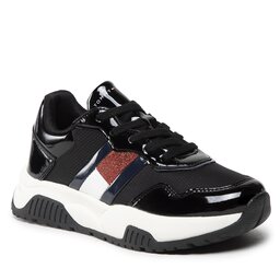 Tommy Hilfiger Sneakers Tommy Hilfiger Low Cut Lace Up T3A9-32356-1445 S Black 999