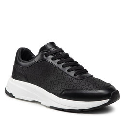 Calvin Klein Сникърси Calvin Klein Low Top Lace Up Mono HM0HM00472 Black Mono 00V