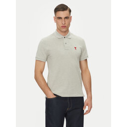 AMI PARIS AMI PARIS Polo marškinėliai BFUPL001.760 Pilka Regular Fit