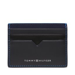 Tommy Hilfiger Kredītkaršu turētājs Tommy Hilfiger Th Modern Lather Cc Holder AM0AM10994 Tumši zils