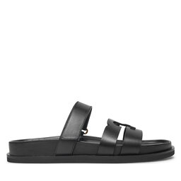 Tory Burch Παντόφλες Tory Burch Ines Sport Slide 161636 Μαύρο