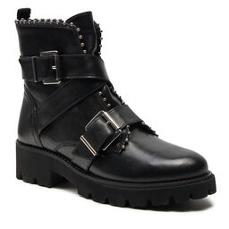 

Ботильйони Steve Madden Hoofy Ankleboot SM11000118-03001-017 Black Leather, Чорний