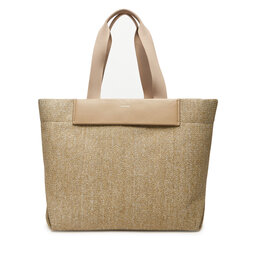 Calvin Klein Borsetta Calvin Klein Ck Raffia Large Shopper K60K613025 Beige