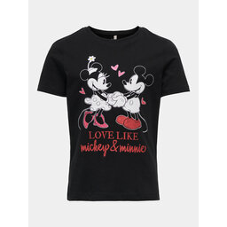Kids ONLY Kids ONLY Marškinėliai MICKEY 15319034 Juoda Regular Fit