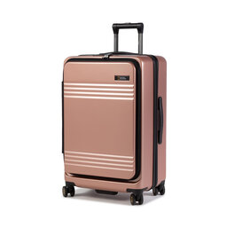 National Geographic Μεσαία Σκληρή Βαλίτσα National Geographic Lodge N165HA.60.14 Rose Gold