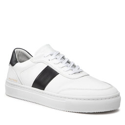 Tommy Hilfiger Sneakersy Tommy Hilfiger Premium Cupsole Stripe FM0FM04284 White/Black 0K5