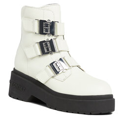 Tommy Jeans Botine Tommy Jeans Tjw Chunky Boot Hardware EN0EN02443 Rich Cream YA6