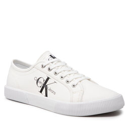 Calvin Klein Jeans Textilskor Calvin Klein Jeans Essential Vulcanized 1 YM0YM00306 Bright White YAF