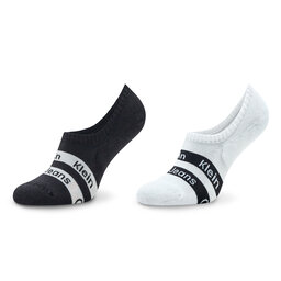 Calvin Klein Jeans Set 2 parov ženskih stopalk Calvin Klein Jeans 701222159 White/Black 001