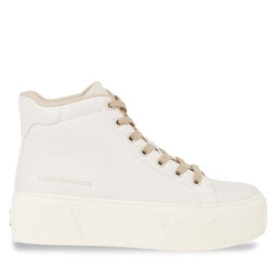 

Снікерcи Calvin Klein Jeans Bold Vulc Flatf Mid Laceup Wn YW0YW01230 Eggshell/Travertine 0F7, Бежевий