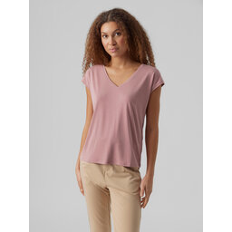 Vero Moda Vero Moda Marškinėliai Filli 10247666 Rožinė Regular Fit