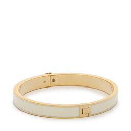 

Браслет Tory Burch Kira Enamel 7mm Bracelet 90550 Tory Gold/New Ivory 700, Білий