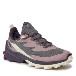 Salomon Bakancs Salomon Cross Over 2 Gtx W GORE-TEX L47271200 Quail/Nightshade/Vanilla Ice
