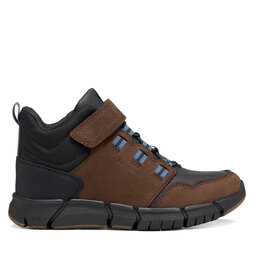 Geox Schnürschuhe Geox J Flexyper Boy B Abx J949XA 033FU C6238 M Dunkelbraun