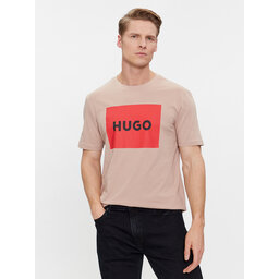HUGO HUGO Camiseta Dulive222 50467952 Beis Regular Fit