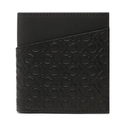 Calvin Klein Голям дамски портфейл Calvin Klein Ck Must Mono Trifold 6Cc W/Coin K50K510306 01I