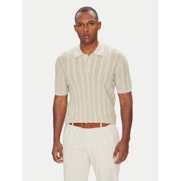 Baldessarini Baldessarini Poloshirt B4 50024.5232 Beige Slim Fit