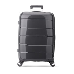 Semi Line Μεγάλη Βαλίτσα Semi Line T5908-4 Μαύρο
