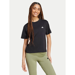 adidas adidas T-shirt Essentials Small Logo JH3690 Crna Slim Fit