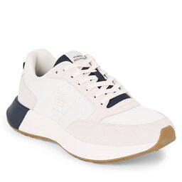 Tommy Hilfiger Sneakers Tommy Hilfiger Classic Elevated Runner Mix FM0FM04636 Ancient White YBH