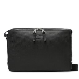 Lacoste Saszetka Lacoste Split Cow Leather NH3270CE Czarny