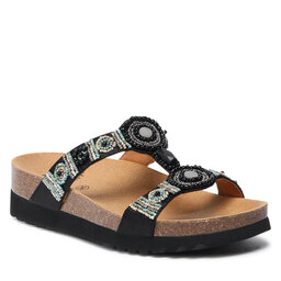 Scholl Klapki Scholl F26607 New Bogota Wedge Med 1004 Black