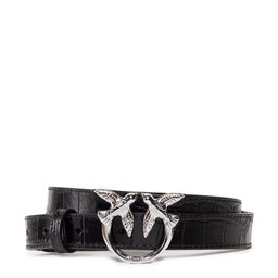 

Жіночий ремінь Pinko Brevis H2 Belt 1H2140 A03I Nero Limousine/Shiny Nickel Z99N, Чорний