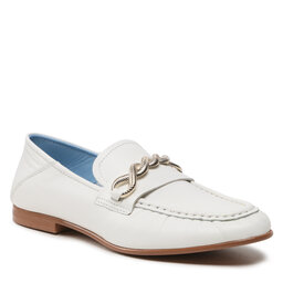 Tommy Hilfiger Lords Tommy Hilfiger Th Chain Feminne Loafer FW0FW07077 Ecru YBL