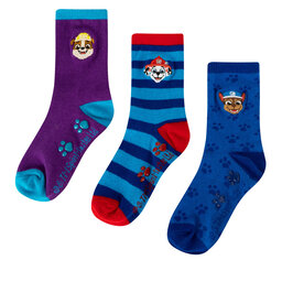 Paw Patrol Súprava 2 párov vysokých detských ponožiek Paw Patrol ACCCS-SS24-511PAW Modrá