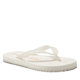 Calvin Klein Jeans Tåsandaler Calvin Klein Jeans Beach Sandal Monogram Tpu YW0YW00098 Eggshell ACF
