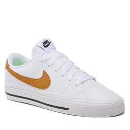 Nike Обувки Nike Court Legacy Nn DH3161 105 White/Gold Suede/Volt/Black