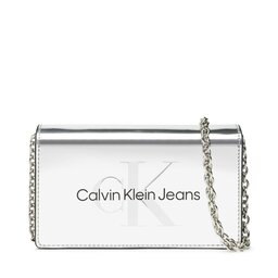 Calvin Klein Jeans Étui téléphone portable Calvin Klein Jeans Sculpted Ew Flap Phone Cb Silver K60K610406 01O